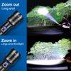 Super 2500 Lumens Torch Lightweight Rechargeable Flashlight Waterproof Mountaineering Camping Lantern