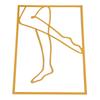 Female Art Wall Decoration Minimalist Modern Iron Art Innovative Metal Line Wall Art Decor for