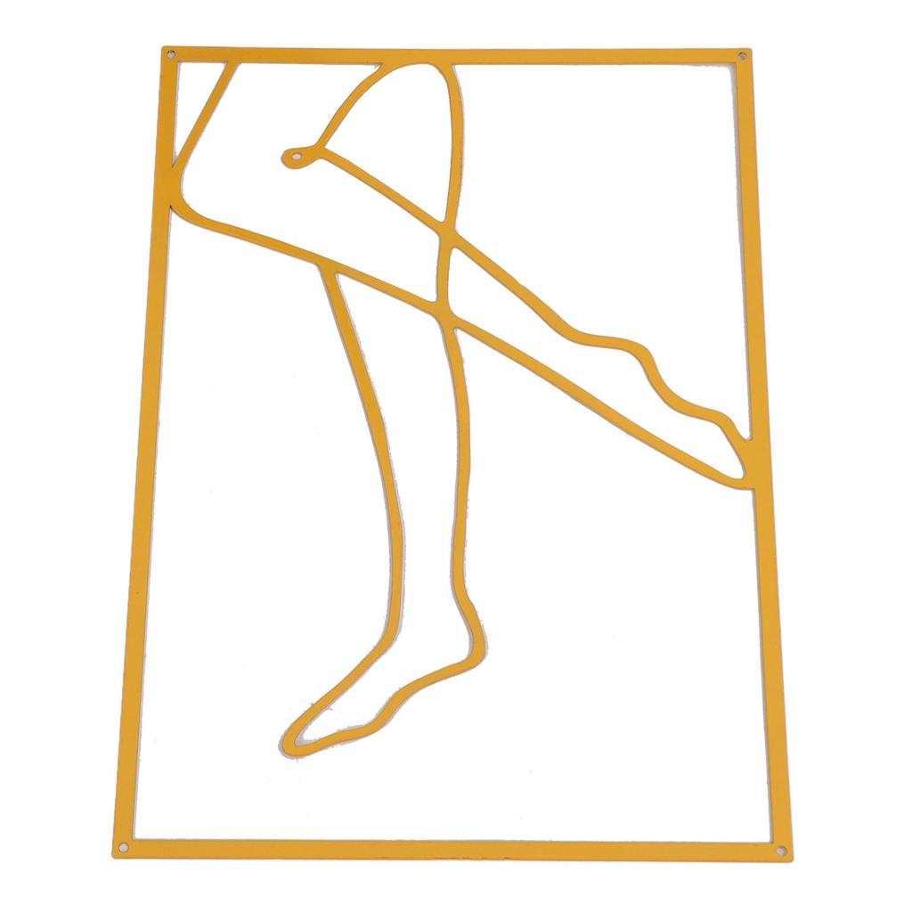 Female Art Wall Decoration Minimalist Modern Iron Art Innovative Metal Line Wall Art Decor for