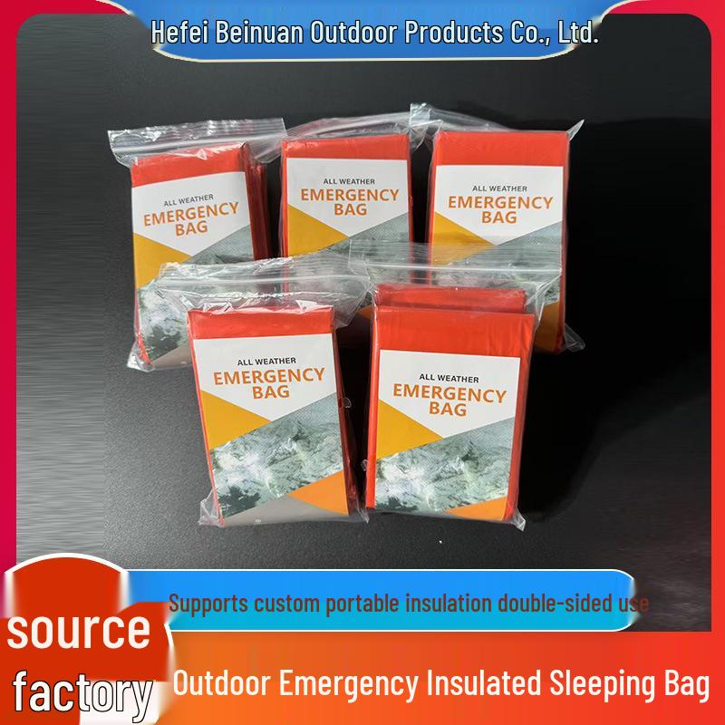 Portable Emergency Survival Sleeping Bag: Insulated First Aid Blanket for Hiking, Camping, and Outdoor Travel