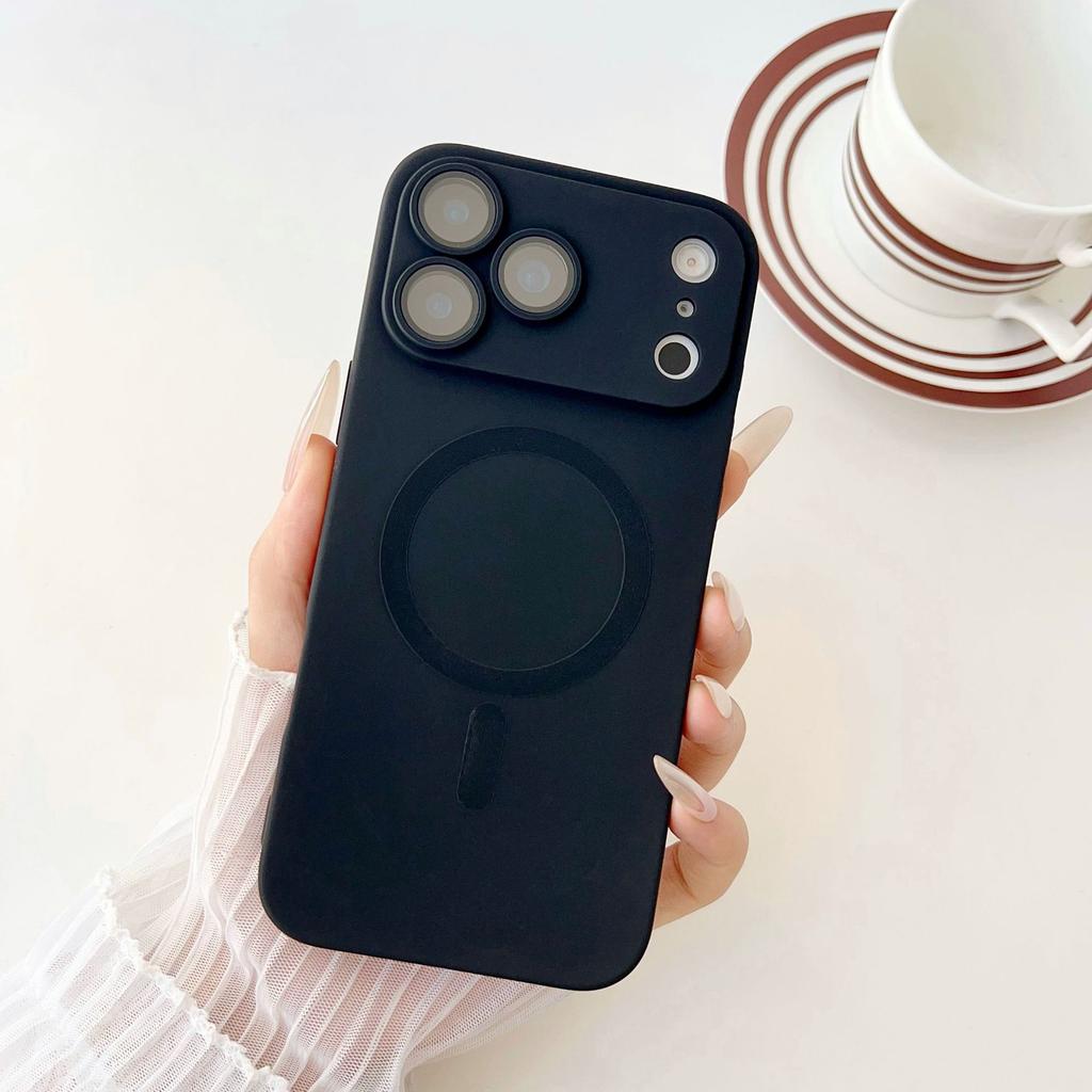 For IPhone17 Metallic Paint for Apple 16promax Mobile Phone Case Imagsafe Magnetic 14/15 Protective Cover