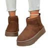 Women's Wide Width Platform Snow Boots, Plush Lined Arctic Booties, Thickened Winter Ankle Boots Wholesale