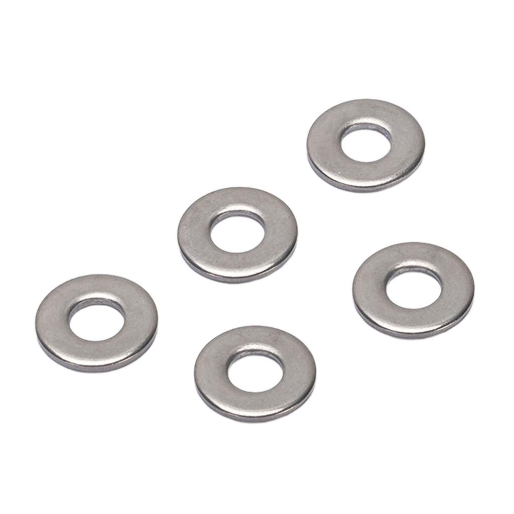 500Pcs 4x10x1mm Stainless Steel Flat Washers Anti Loosing Protective M3 Screw Washer Set