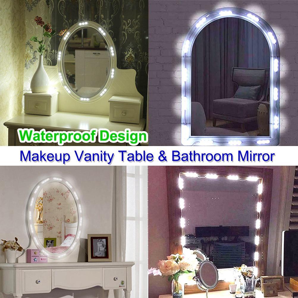 LED Mirror Light Dimmable Mirror Lighting with 45 Leds DIY Make Up Light for Dressing Table USB
