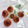 Artificial Rose Flower Bouquet For Home Decor Silk Fabric Fake Flowers