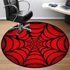 1PC Spider Web Office Round Area Rug, Mat Suitable For Office, Under Office Chairs Bedroom Living Room Home Decor, Room Deco