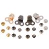 10 Sets Boot Lace Hooks Lace Fittings With Rivets For Outdoor Hiking Accessories