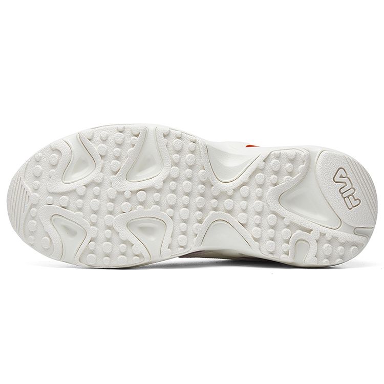 Fila Tracer Fabric Synthetic Leather Round Toe Comfortable Shock Absorbing Wear Resistant Breathable Low Top Dad Shoes Women Sneaker F12W041104FSP
