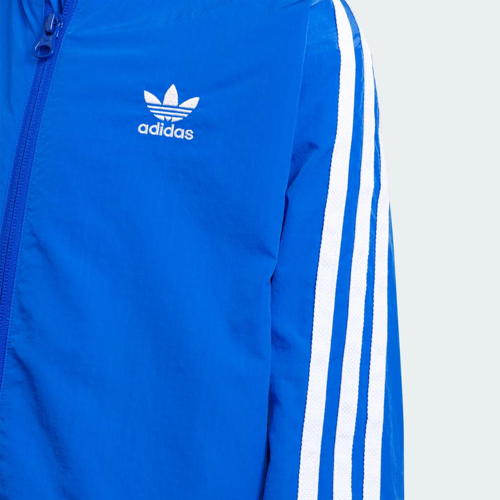 Adidas Originals Original Track Jacket And Pants Set With Logo Stripes And Stand Collar Long Sleeve Jacket Comfortable Soft Drawstring Pants KB4581