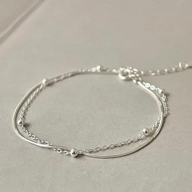 Luxury 925 Silver Hollowed Phoenix Tail Bracelet for Women Retro Elegant Charm Bracelets Original Party Jewelry