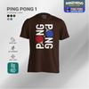 Ping Pong 1 Shirt - Drifit Activewear for Table Tennis Sports T-Shirt Eco-Dry