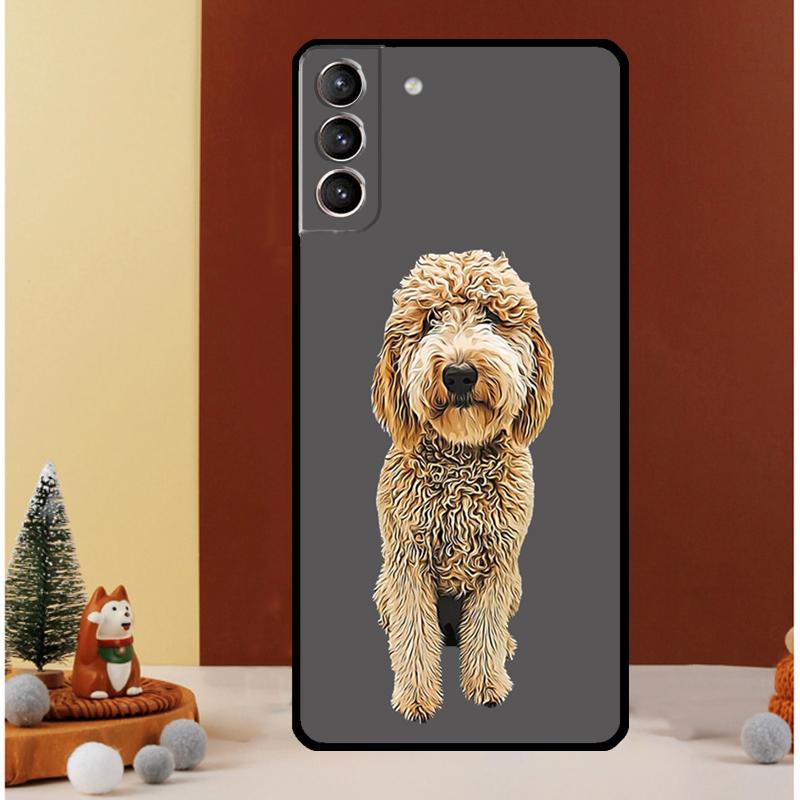 Brown Cockapoo Case For Samsung Galaxy S24 S26 Ultra S22 S23 S25 Ultra S20 S21 Plus S10 S25 FE Cover Funda