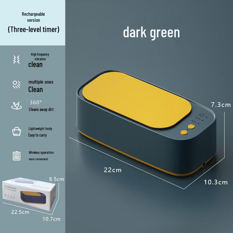 

Portable Ultrasonic Cleaner for Glasses, Jewelry, Retainers, Makeup Brushes & Contact Lenses - Fully Automatic Chinese Color Box