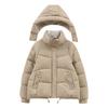 Women’s Short Detachable Hood Windproof Thicken Warm Winter Jacket