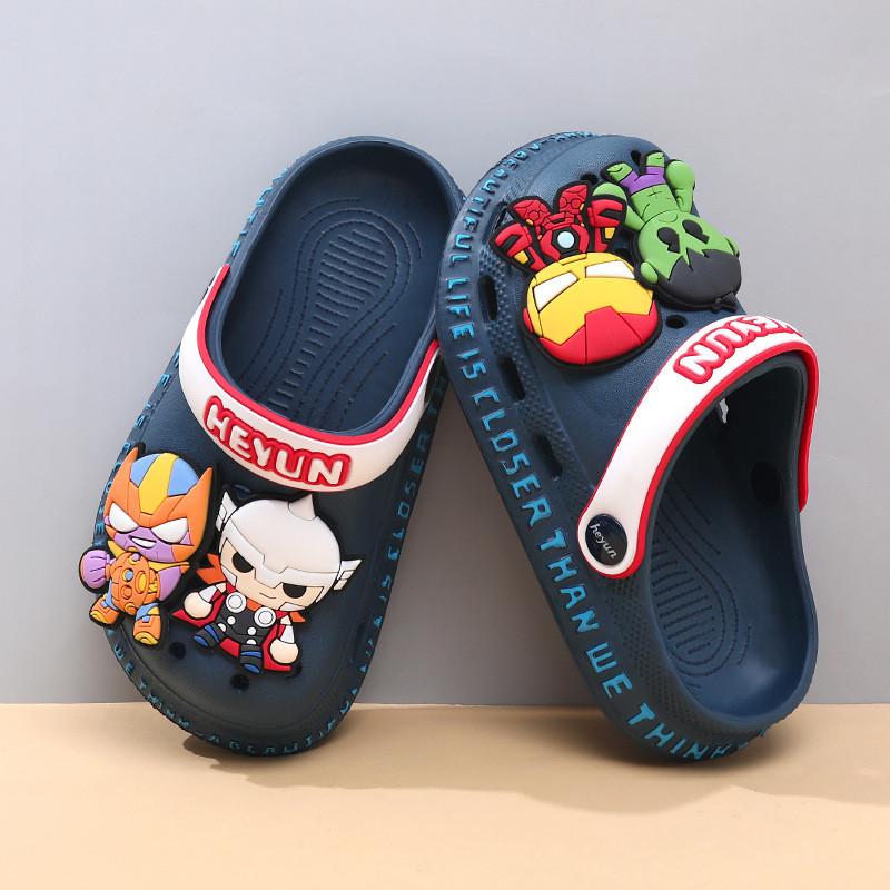 Stylish Eva Lightweight Kids Summer Slipon Sandals With Antislip Soft Sole For Boys