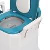 Commode for Adults Anti Slip Soft Padded High Load Capacity Commode Toilet with Garbage Bag
