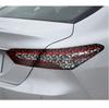 Car Rear Tail Light Honeycomb Gaphic Fishbone Stickers Hollow Auto Lamp Light