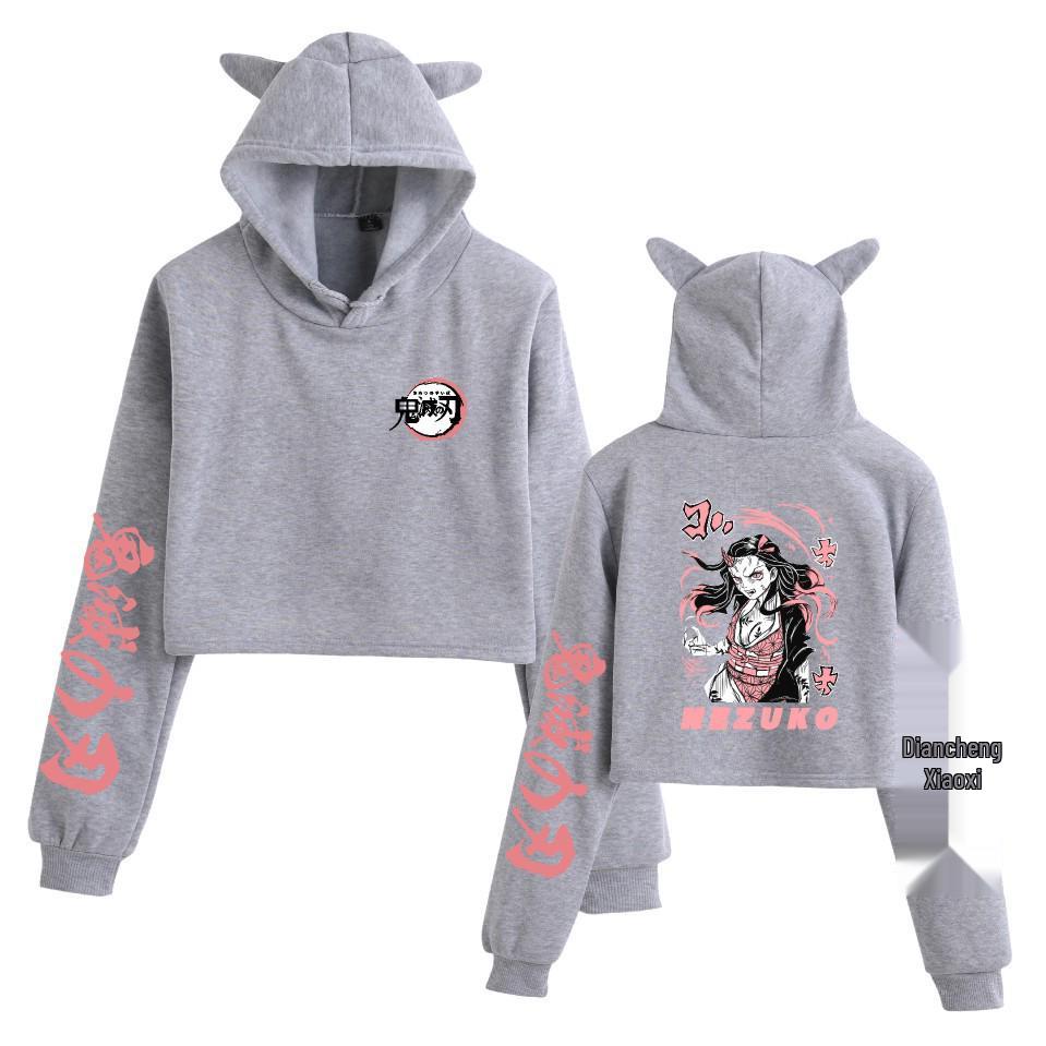 Demon Slayer Anime-Inspired Trendy Academy Style Casual Hoodie