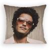 Singer BBruno MMars Pillow Case Antidustmite Pillowcase Invisible zipper silky short plush Sofa cushion cover