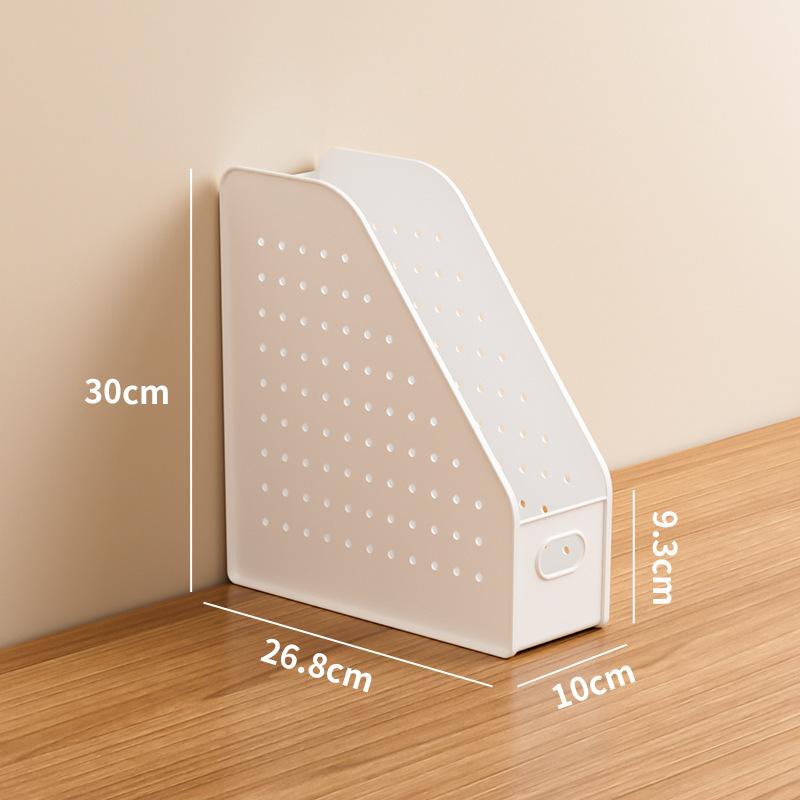 Schreibtisch-Aktenorganizer mit herausnehmbaren Aufbewahrungsboxen Locher-Board-Design für Bürobedarf
