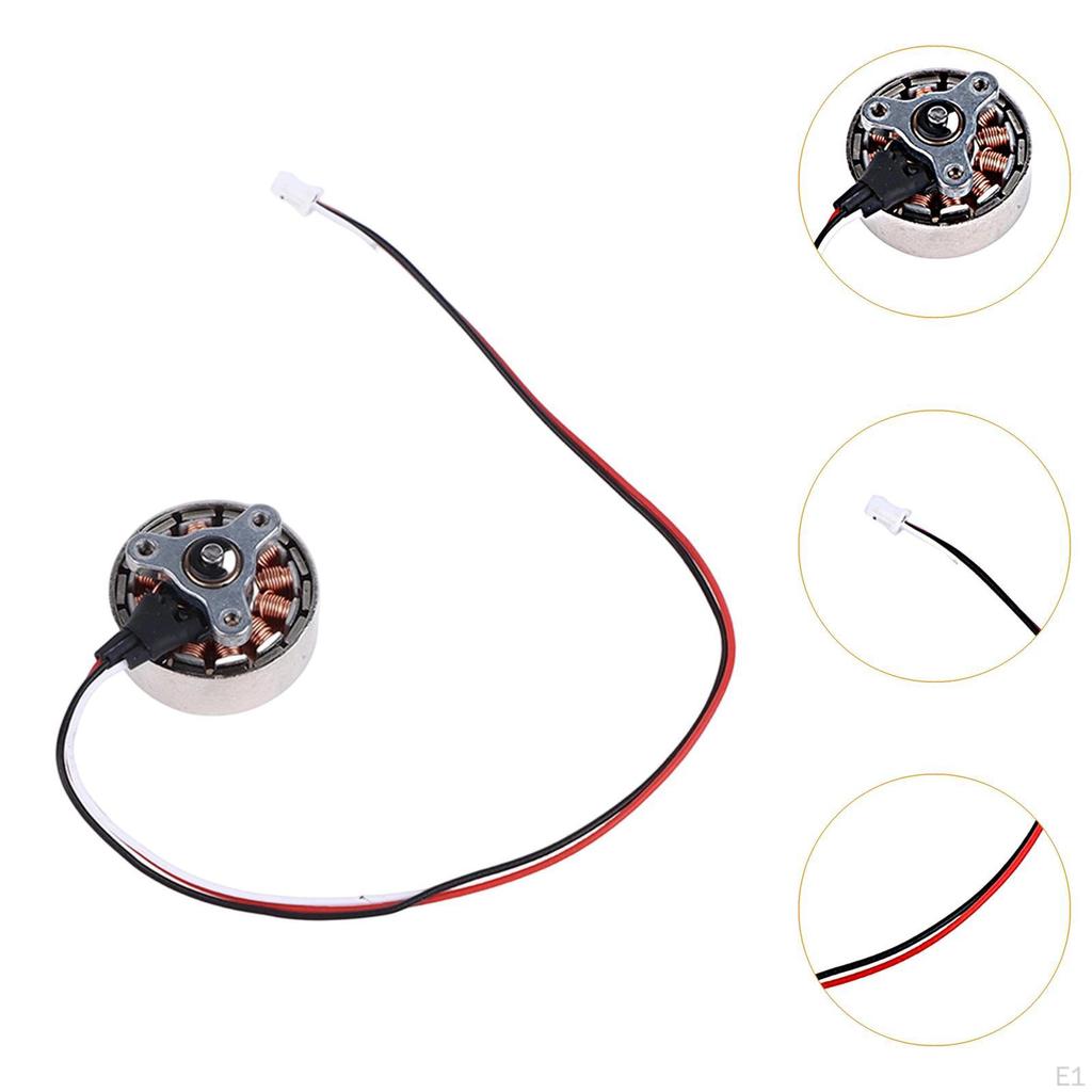 RC Airplane Motor 7.4V Accessory for 4 Airplanes Lightweight Direct Replaces High Performance