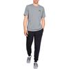 Under Armour Logo Printed Athletic Fitness Running T-Shirt Men Tops Gray 1326799-036