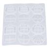 1pcs Translucent Design Resin Key Cover Reusable Mold Keychain Making Kit  For DIY Keychains