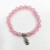 Natural Rose Quartz Bracelets: Gold Shop Opening Gifts & Live Stream Traffic Boosters
