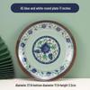 Chinese Style Blue & White Melamine Dinner Plate
