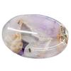 Zertifizierter Amethyst Chevron Kristall Daumen Sorgensteine Steine für Angst Stressabbau Massage - AAA Qualität Original Heilstein Achat Rubbi