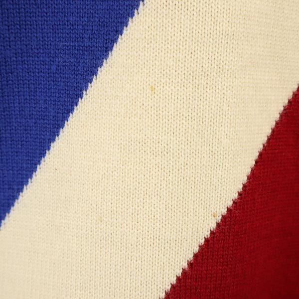 Yves Saint Laurent Wool Long Sleeve Sweater 36 Red Knit Women Used