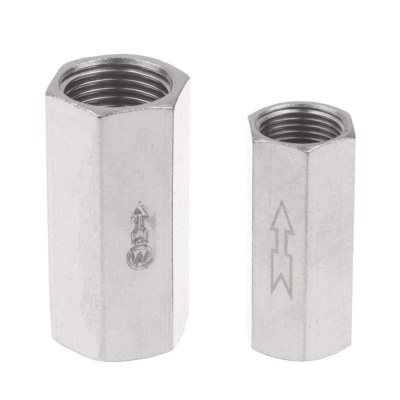 Metal Pneumatic Check Valve One Way BSP Thread 18 14 38 12 34 Air Compressor Pipeline Usage High Pressure Resistant