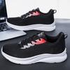 Sneakers women's new spring and autumn breathable mesh shoes flying woven mesh casual couple running shoes