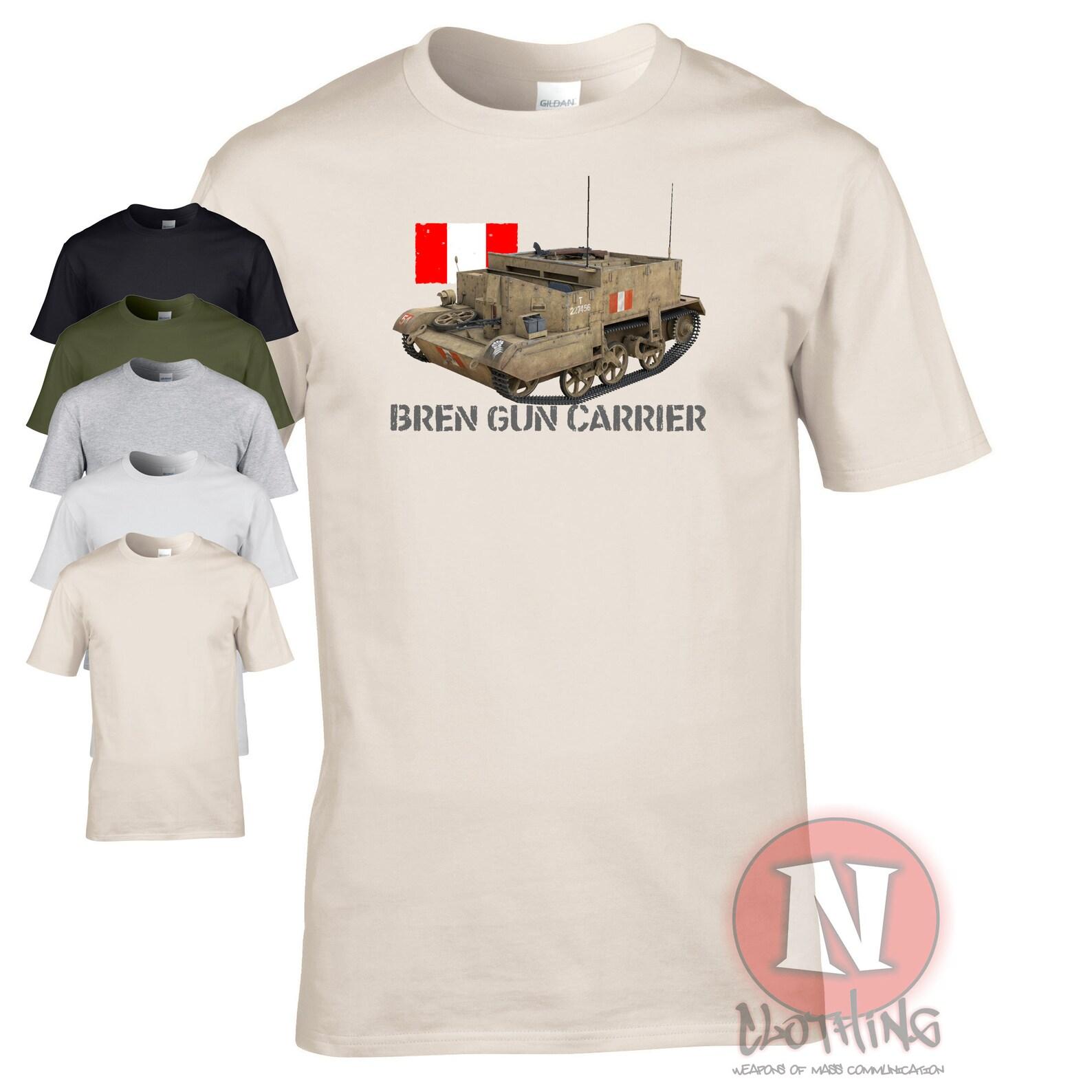Bren gun carrier T-Shirt. A classic World war 2 British military vehicle. Great gift idea for a WW2 enthusiast 2XL