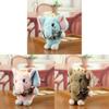 Plush Elephant Keychain With Cute Bowtie Soft Toy For Bag Decoration And Gift