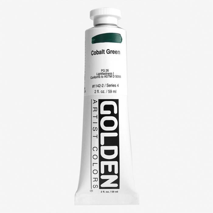 Golden : Heavy Body Acrylic Paint : 60ml : Cobalt Green