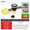 FILN 19mm Waterproof Metal Button Switch, 12V, LED Dual Color, Removable Symbol, Self-locking/Momentary
