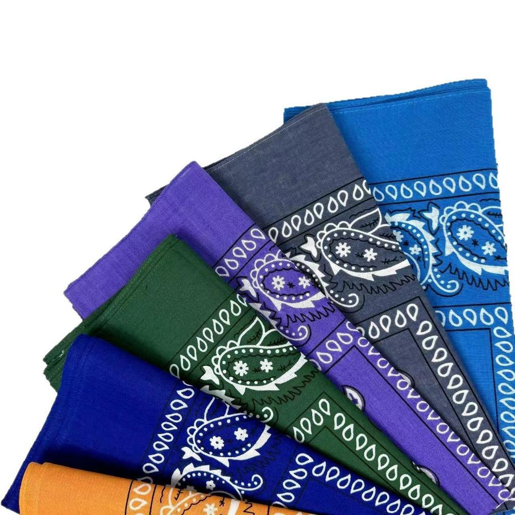 Cotton Paisley Headscarf and Cycling Mask