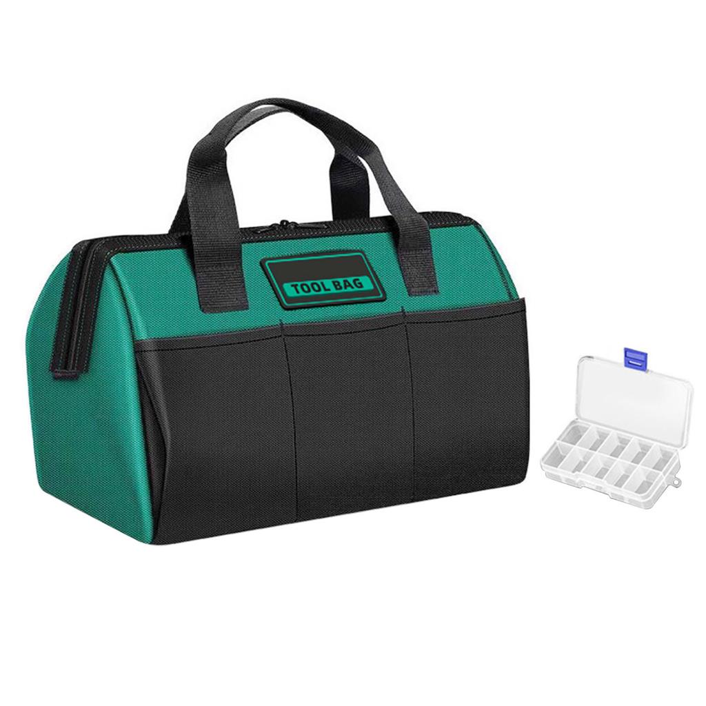 Heavy Duty Oxford Tool Bag Large Capacity Waterproof Durable Work Tote Pouch For Professional Repair Equipment Storage