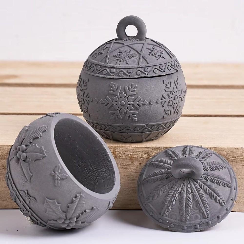 Silicone Mold Round Ball Jar Mold DIY Handmade Scented Candle Vessel Molds  DIY Crafting