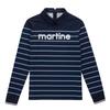 MARTINE GOLF Comfy Stripe T-Shirts_Navy