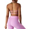 New Sexy Neck Hanging Sports Vest Women'S Yoga Bra Quick Drying Beautiful Back Running Fitness Bra Yoga Suit