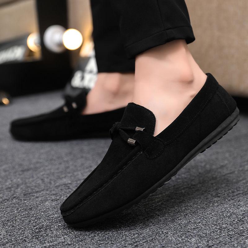 Fashion Work British Style Male Casual Shoe Soft Flat Slip-on New In Footwear Offer Promotion Luxury Sale Size 44 Pu Men's Leather Shoes