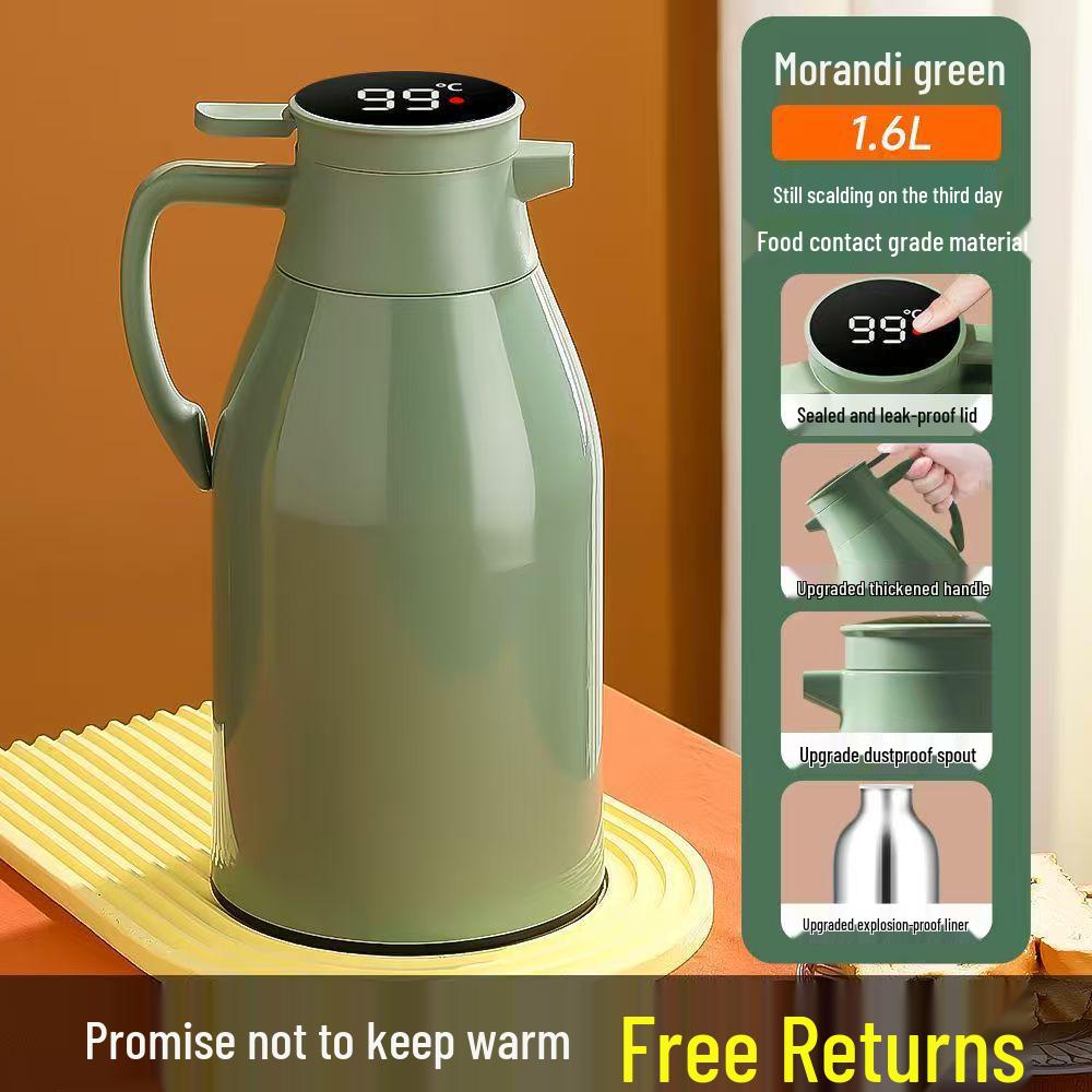 Large Capacity Glass Liner Thermos Flask for Home and Office