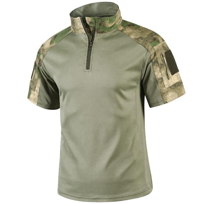 Short Sleeve Quick Dry T Shirt Men's T Shirt Outdoor Hiking Shirts Climbing  Breathable