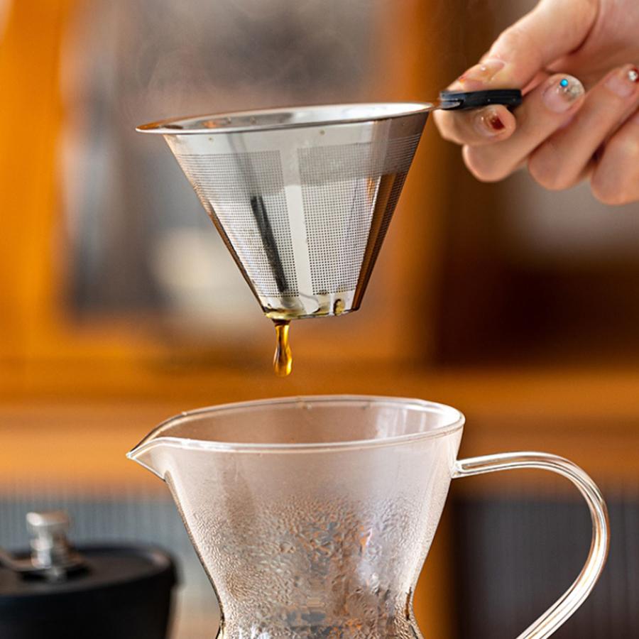 YWDL Hand Brewed Coffee Pot Set Home Ice Drip Sharing Pot With Filters Kitchen Coffeware Pour Over Coffee Drip Kettle