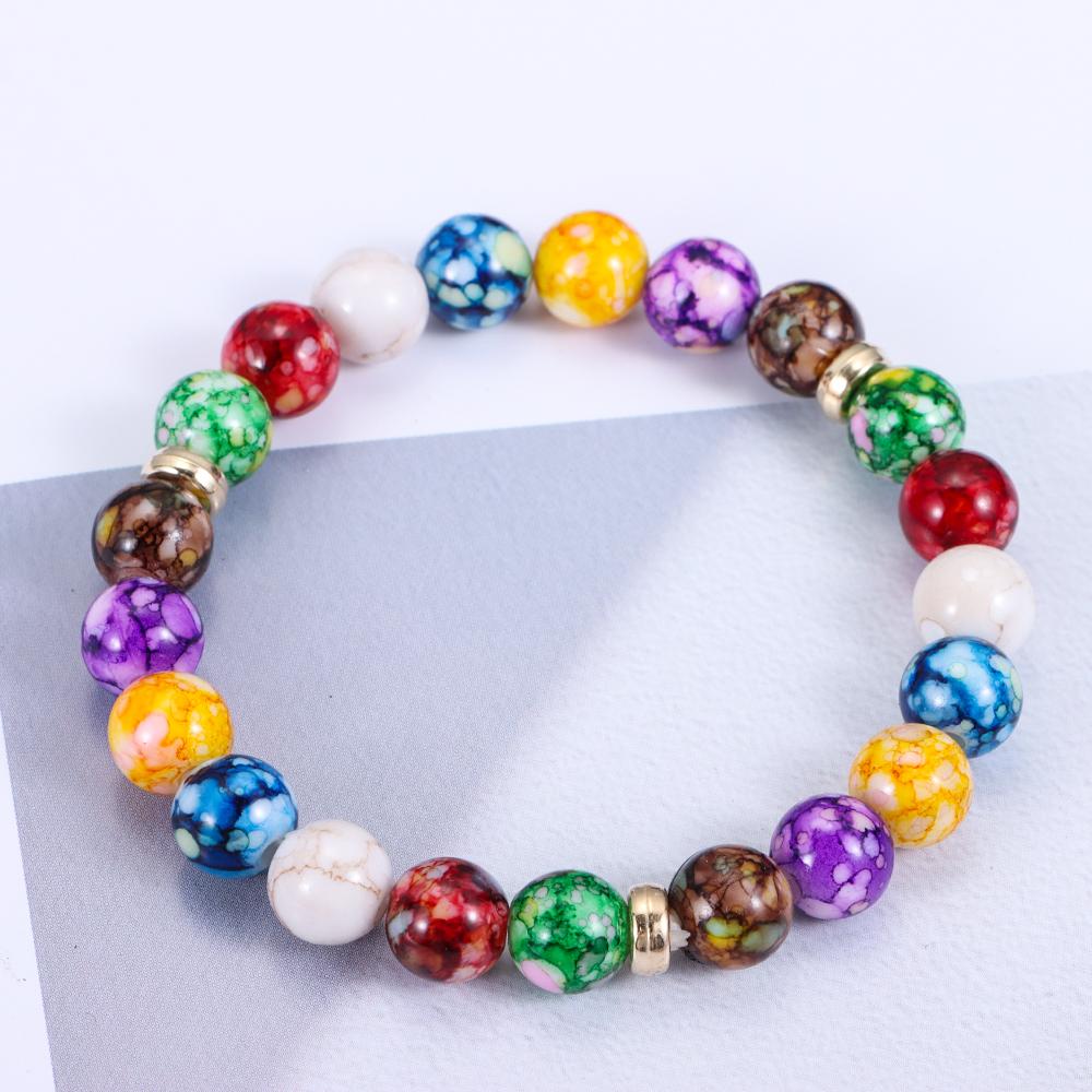 Natural Healing Anxiety Stone Stretch Reiki Jewellery Bracelet - Foto 9