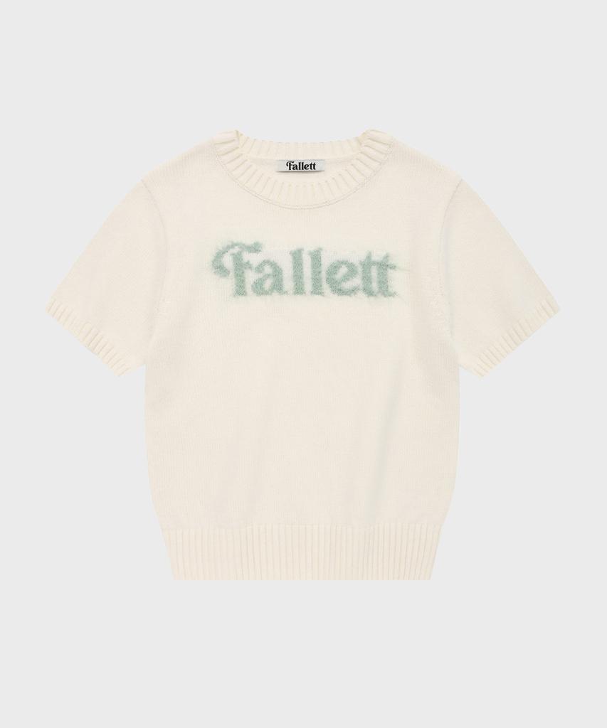 FALLETT Story Logo Summer Knit Ivory