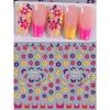 1pcs Colorful Flower 5D Embossed Nail Stickers French Floral Nail Art Design Summer Decals DIY Adhesive Slider Summer Manicure Decor Nail Supplies