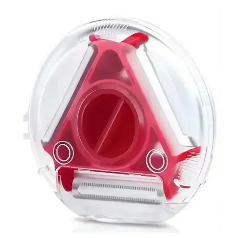 

1 шт. Овощечистка Яблоко Овощ Артефакт Бытовой инструмент Кухонные удобные инструменты 3-в-1 Многофункциональный нож для чистки Шинковка красный